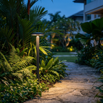 Mushroom Cap Bollard Light – IP54 Outdoor Path Light, Dark Gray — view 4