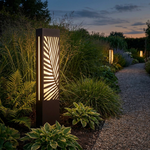 Dandelion Garden Light – IP54 Outdoor Sculptural Plant Light, Golden Brown — view 6