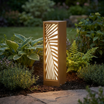Fern Leaf Garden Light – IP54 Outdoor Sculptural Ground Light, Golden Brown — view 16