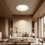 Gypsum Diffuse Downlight – Tunable White, 120° Prismatic Diffuser, White — view 5