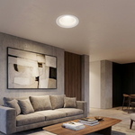 Gypsum Diffuse Downlight – Tunable White, 120° Prismatic Diffuser, White — view 7