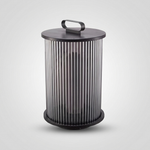 Slatted Carry Lantern – Portable IP54 Outdoor Floor Lamp, Stainless Steel & Glass, Dark Gray — view 2