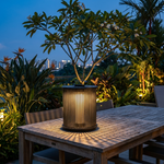 Slatted Carry Lantern – Portable IP54 Outdoor Floor Lamp, Stainless Steel & Glass, Dark Gray — view 11