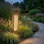Dandelion Garden Light – IP54 Outdoor Sculptural Plant Light, Golden Brown — view 5