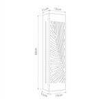 Dandelion Garden Light – IP54 Outdoor Sculptural Plant Light, Golden Brown — view 3