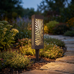 Dandelion Wish Garden Light – IP54 Outdoor Sculptural Accent Light, Golden Brown — view 4