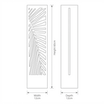 Dandelion Garden Light – IP54 Outdoor Sculptural Plant Light, Golden Brown — view 4