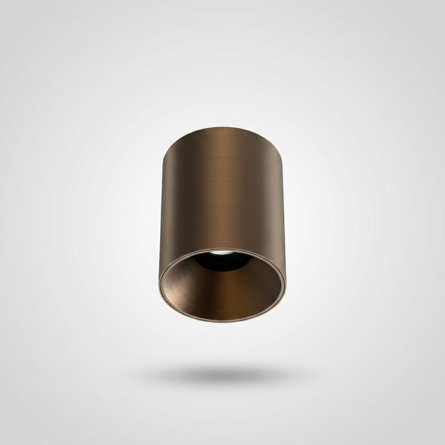 Milo Dinosaur Tunable Downlight – 2700-6500K Adjustable White Ceiling Light, Brushed Copper