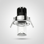 Mystic Tunable Downlight – 2700-6500K Adjustable White Ceiling Light, Silver — view 1