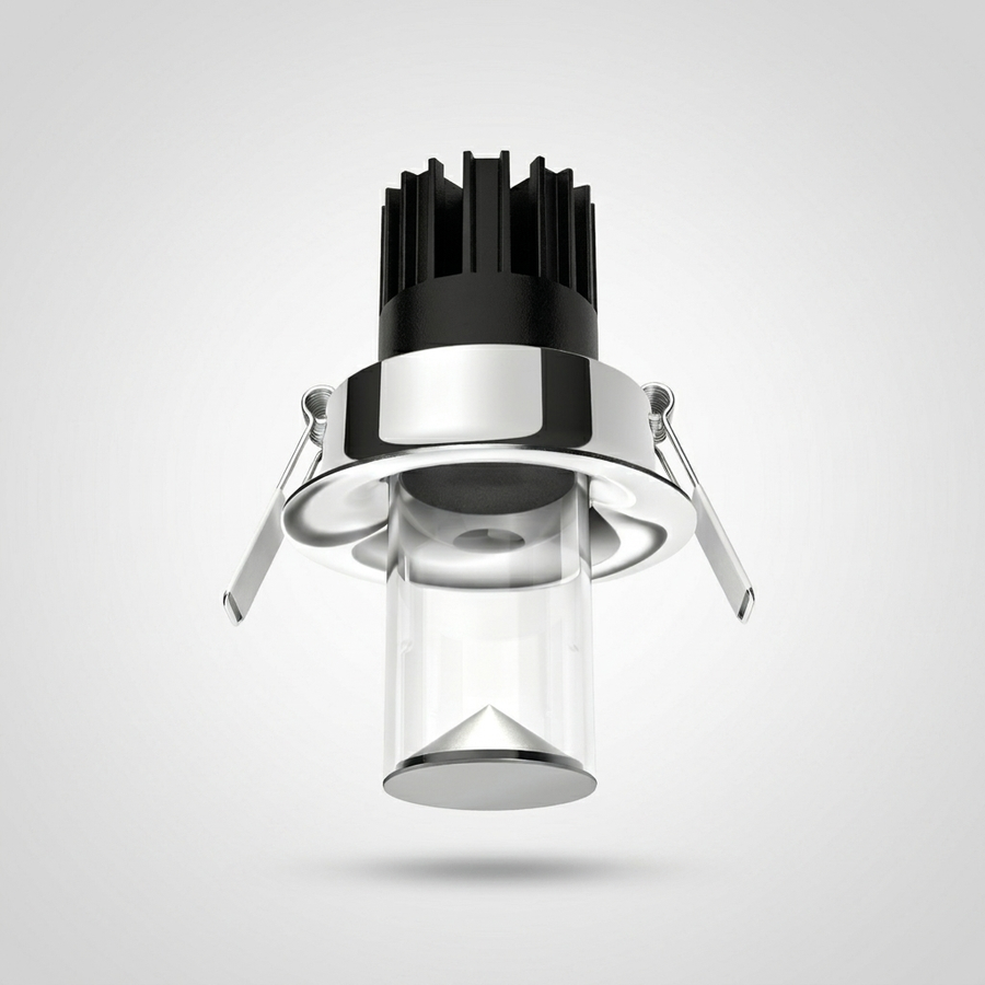 Mystic Tunable Downlight – 2700-6500K Adjustable White Ceiling Light, Silver