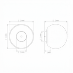 Luna Tunable Downlight – 2700-6500K Adjustable White Ceiling Light, White — view 2