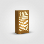 Fern Leaf Garden Light – IP54 Outdoor Sculptural Ground Light, Golden Brown — view 3