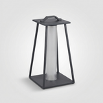 Tripod Post Lantern – IP54 Outdoor Ground/Post Light, Dark Gray — view 1