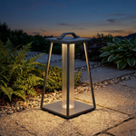 Tripod Post Lantern – IP54 Outdoor Ground/Post Light, Dark Gray — view 4
