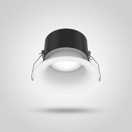 Gypsum Diffuse Downlight – Tunable White, 120° Prismatic Diffuser, White