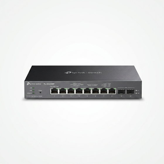 Omada 8-Port 2.5GBASE-T Managed Switch with PoE+ (SG2210XMP-M2)