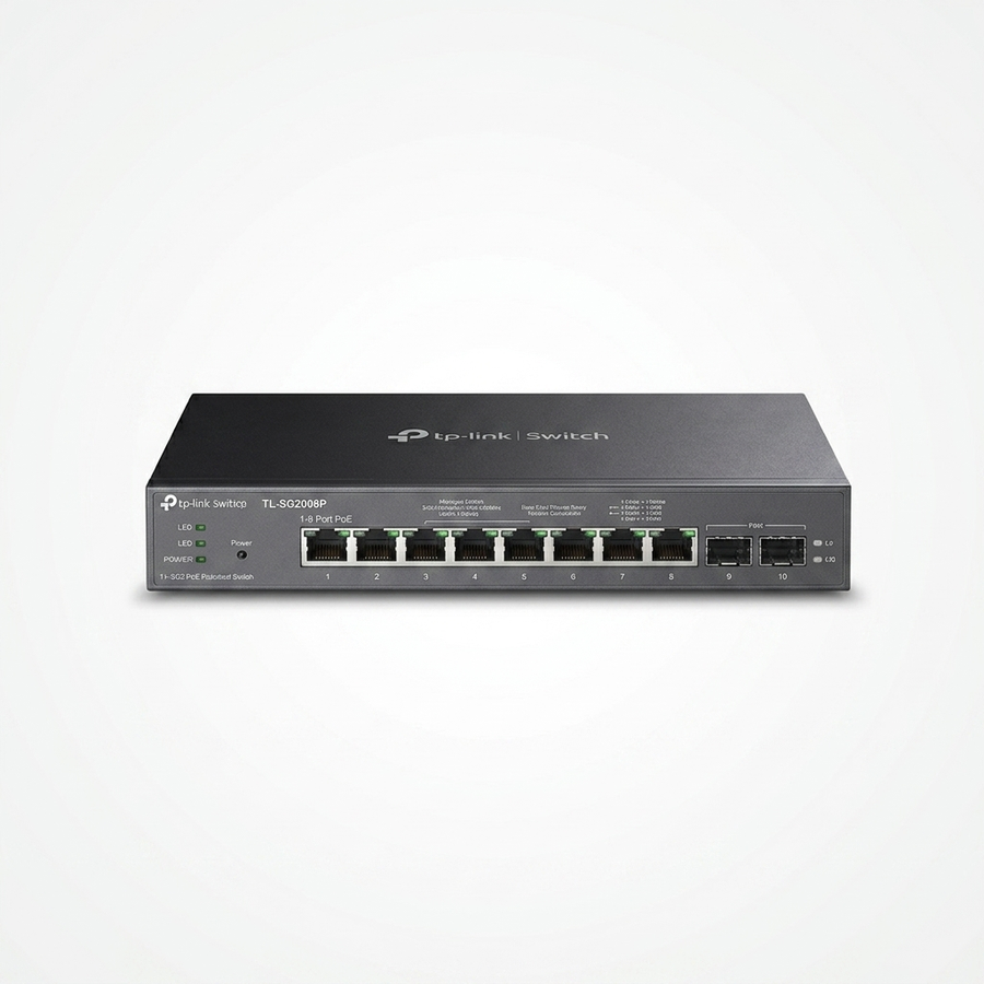 Omada 8-Port 2.5GBASE-T Managed Switch with PoE+ (SG2210XMP-M2)