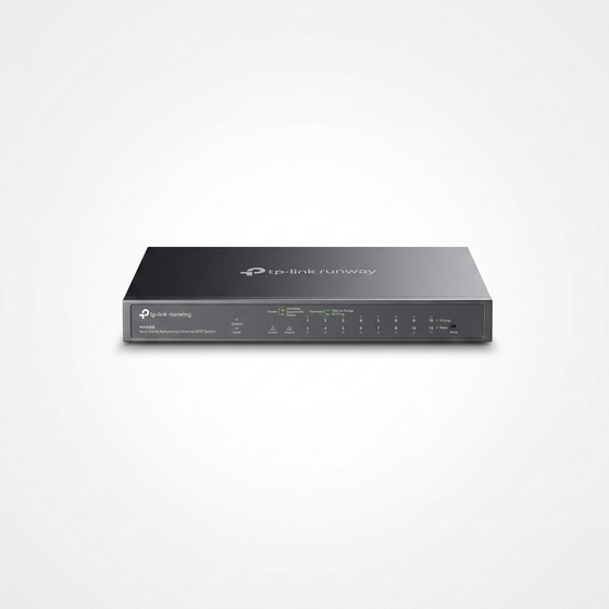 Omada 10-Port Gigabit Managed Switch with 8-Port PoE+ (ES210GMP)