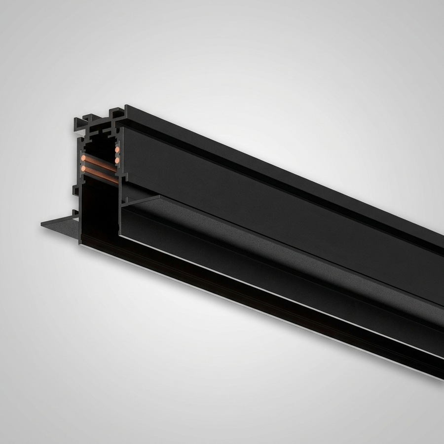 Magnetic Series Track Rail – 48V Recessed Mount