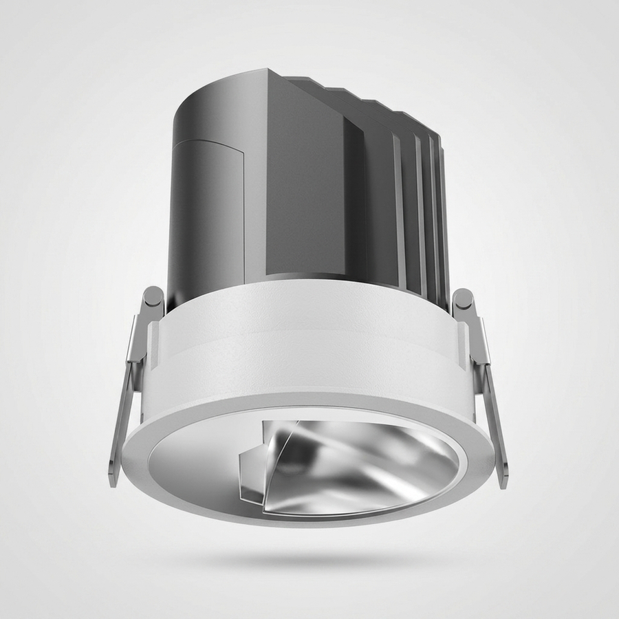 Vanity Recessed Downlight – 12W Tunable White, 75mm Cutout
